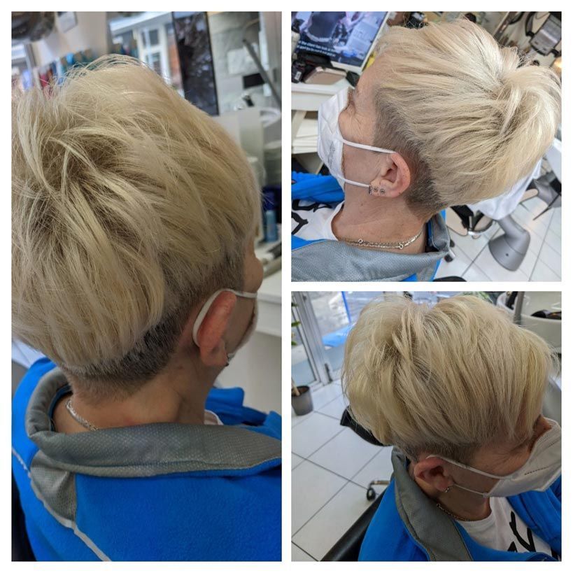 Bild Figaro Friseur Nürnberg Kurzhaarschnit Frau