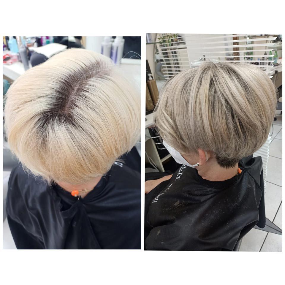 Bild Figaro Friseur Nürnberg Kolorierung Grau