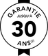 Logo Garantie jusqu'à 30 ans.