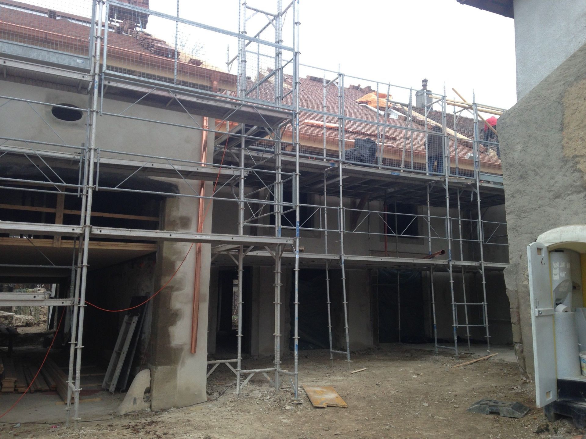 Rénovation de façade ferme - Ideal Constructions Suisse SA - Vésenaz
