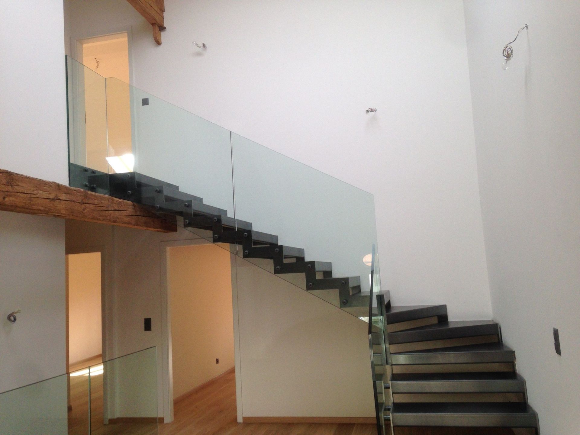 Rénovation escaliers dans une ferme- Ideal Constructions Suisse SA - Vésenaz
