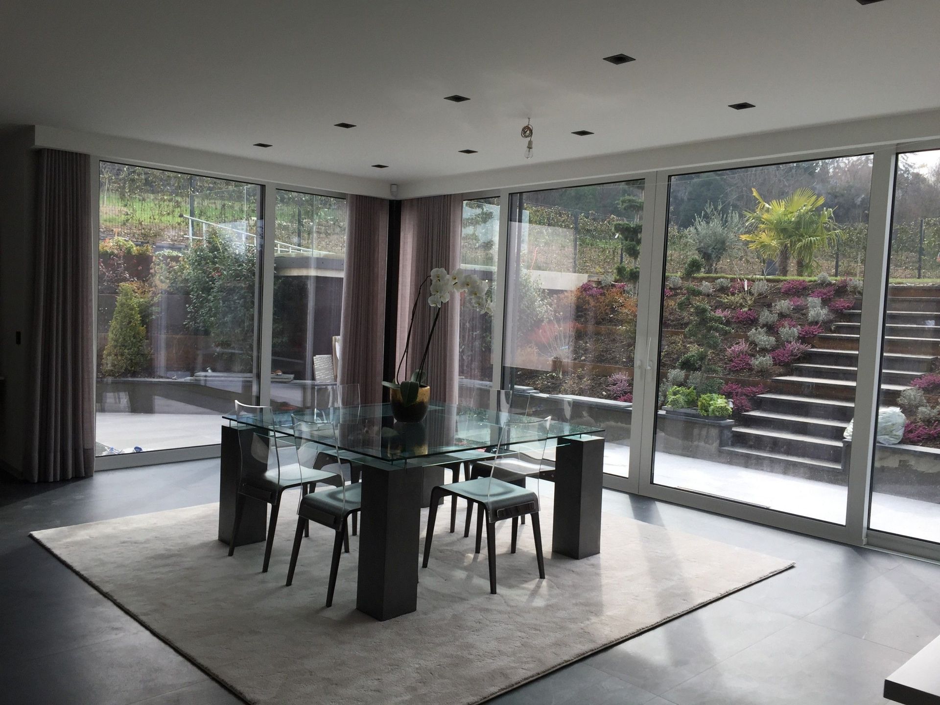 Rénovation de salon/salle à manger - Ideal Constructions Suisse SA - Vésenaz
