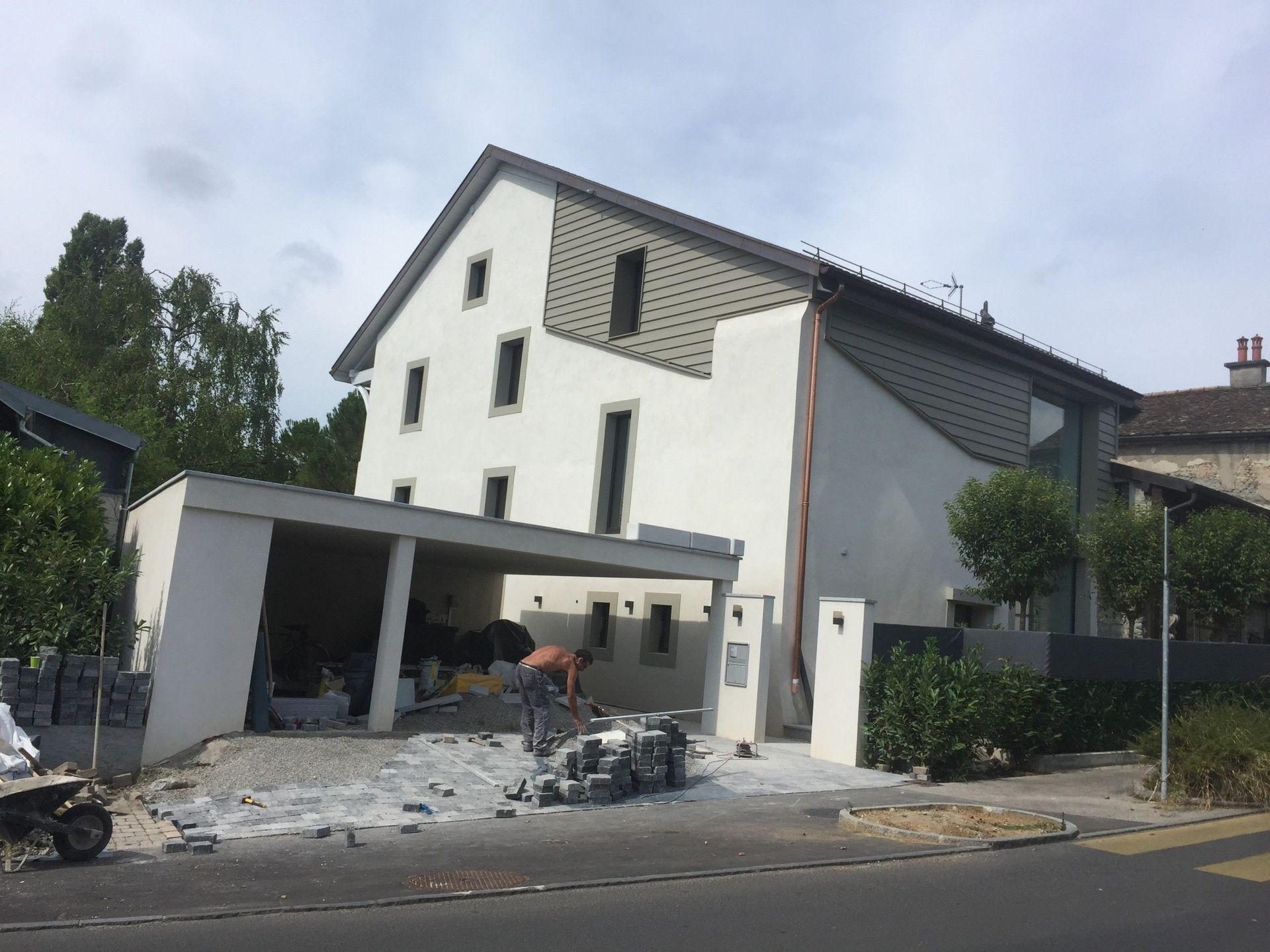 Rénovation complète corps de ferme - Ideal Constructions Suisse SA - Vésenaz
