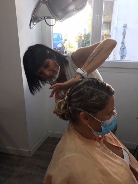 Chignon avec accessoire