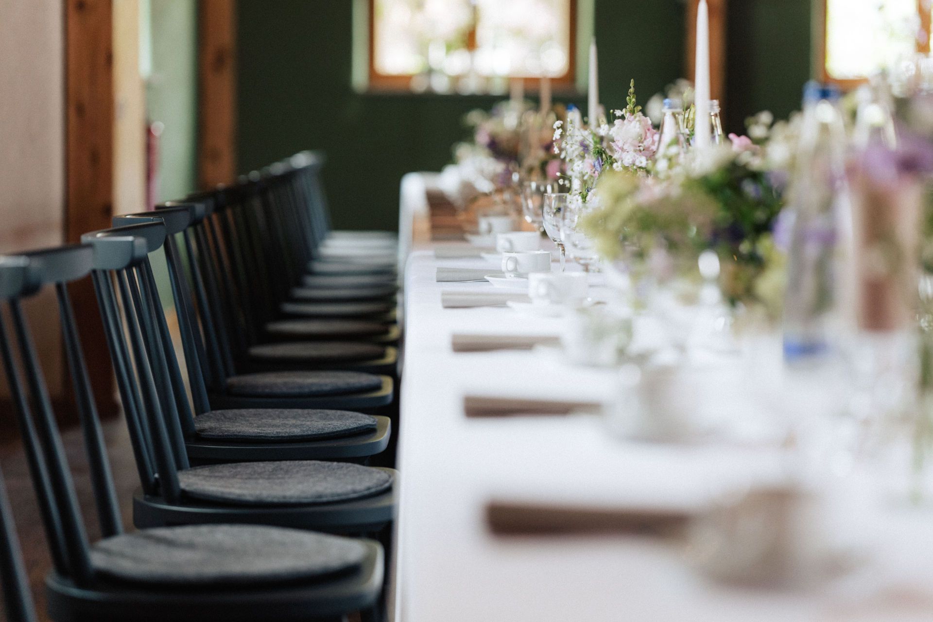 Festlich gedeckter Tisch