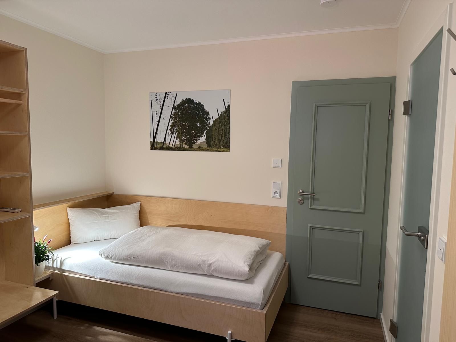 Einzelzimmer in der Pension