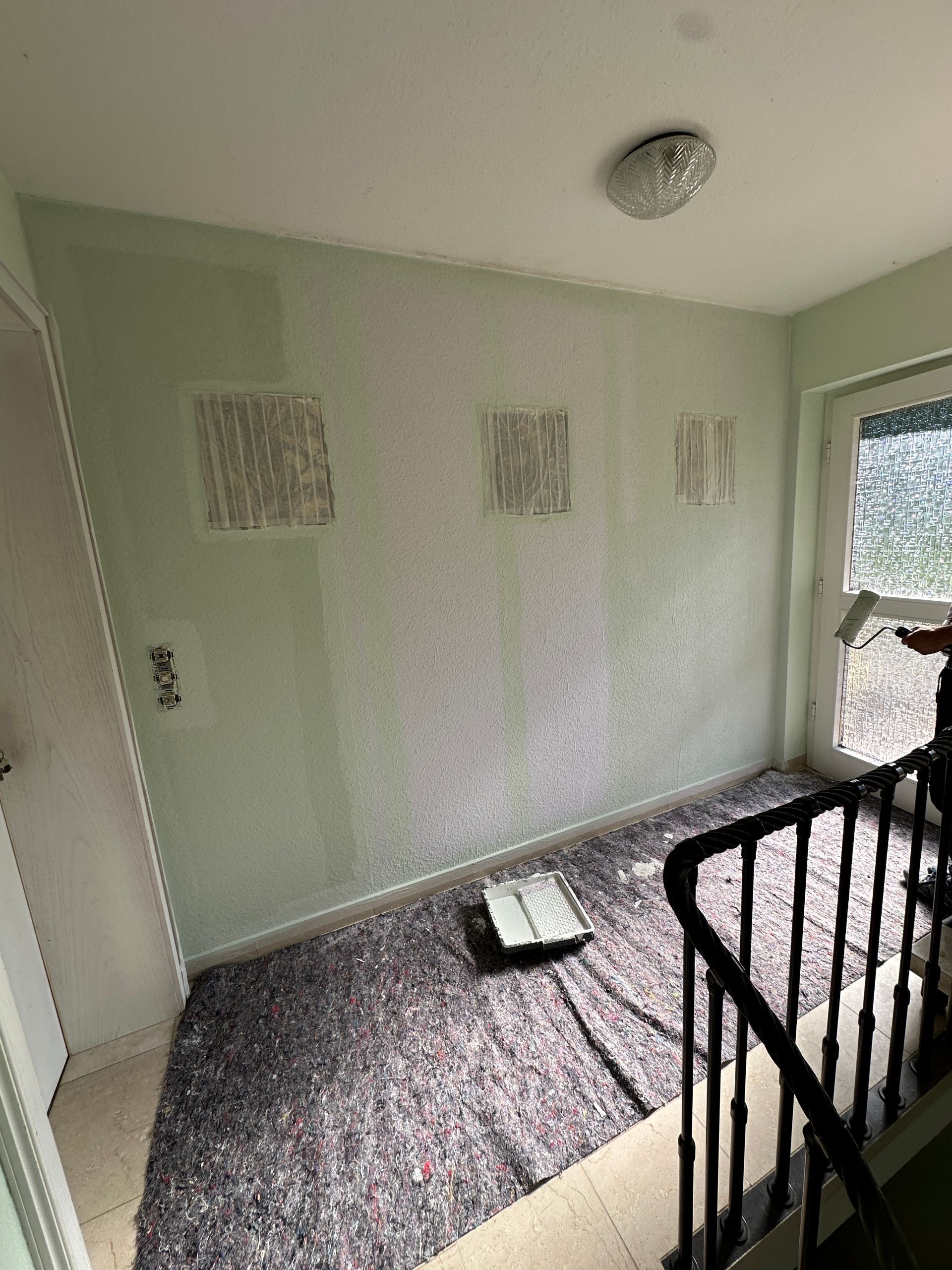 Raum mit Trockenbau und vorbereiteter Fensteröffnung