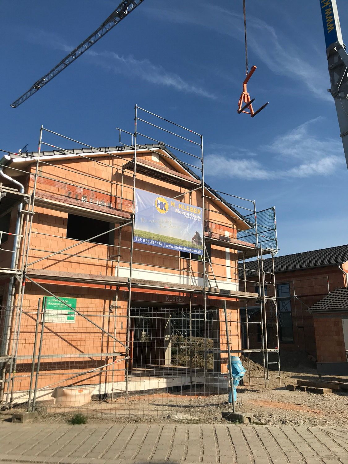 Rohbau, Kleber Hausbau