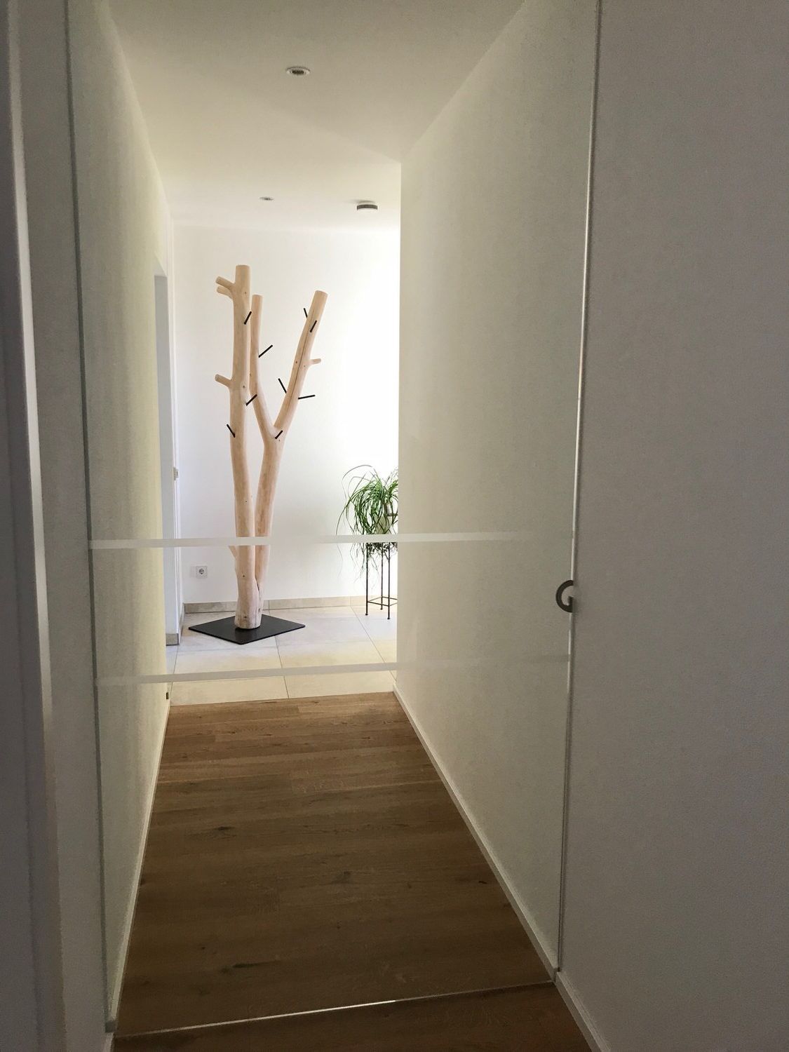 Innen Fertighaus, Gang, Kleber Hausbau