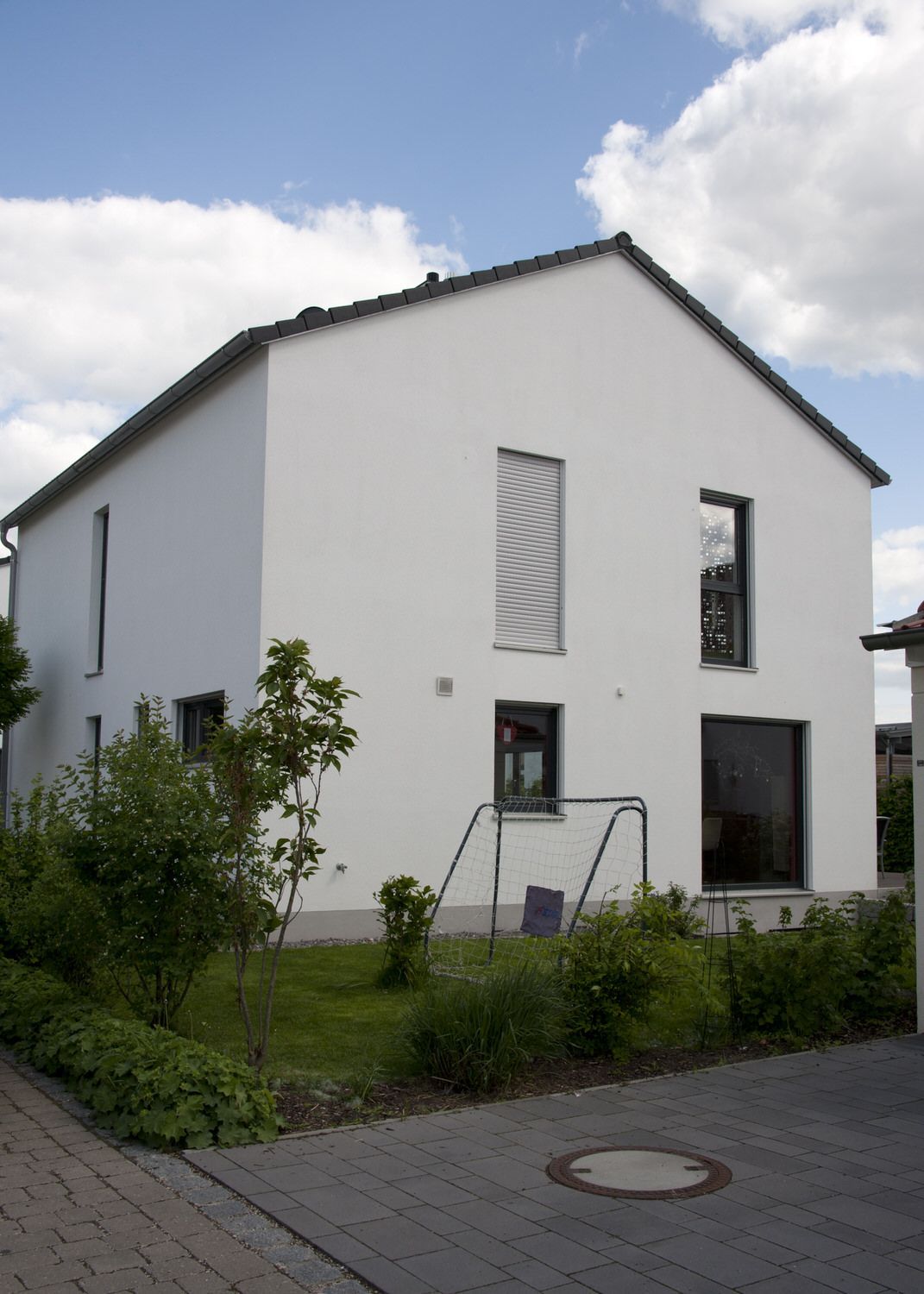 Kleber Hausbau, Fertigteilhaus in Weiß