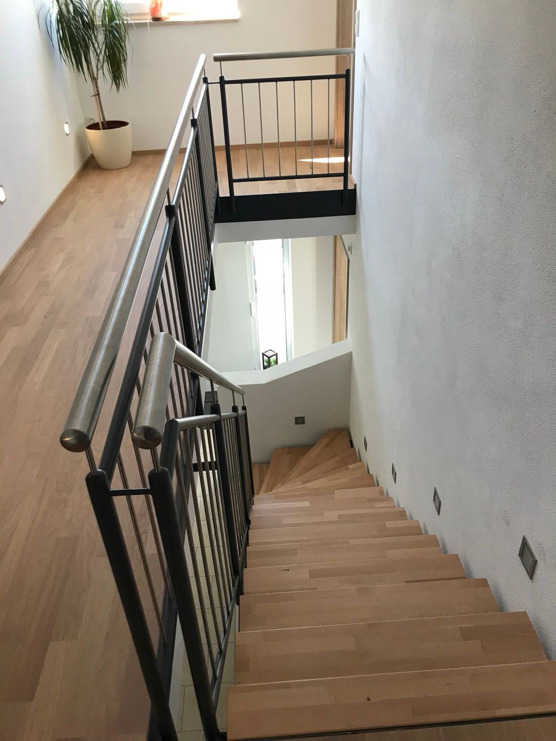 Holztreppe, Kleber Hausbau