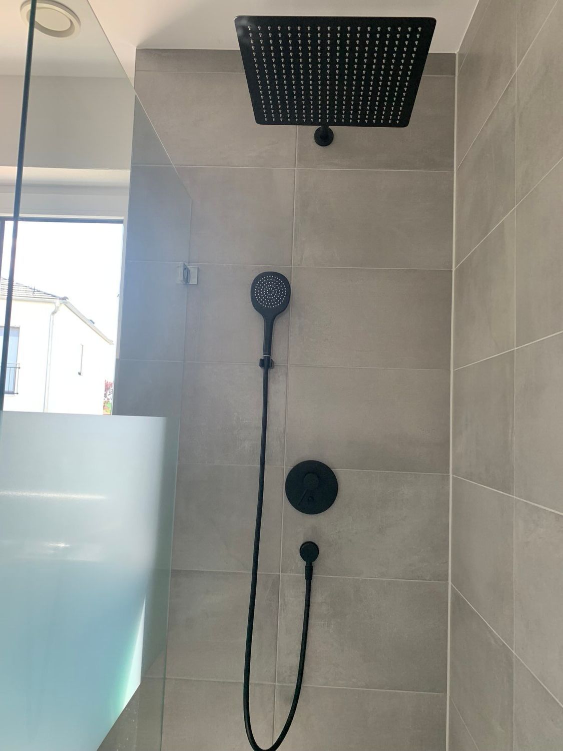 Dusche, Kleber Hausbau