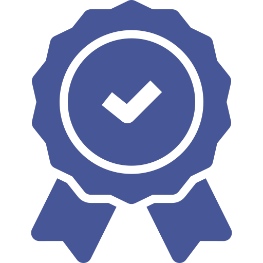 Icon Qualität des Meisterbetriebs, Kleber Hausbau