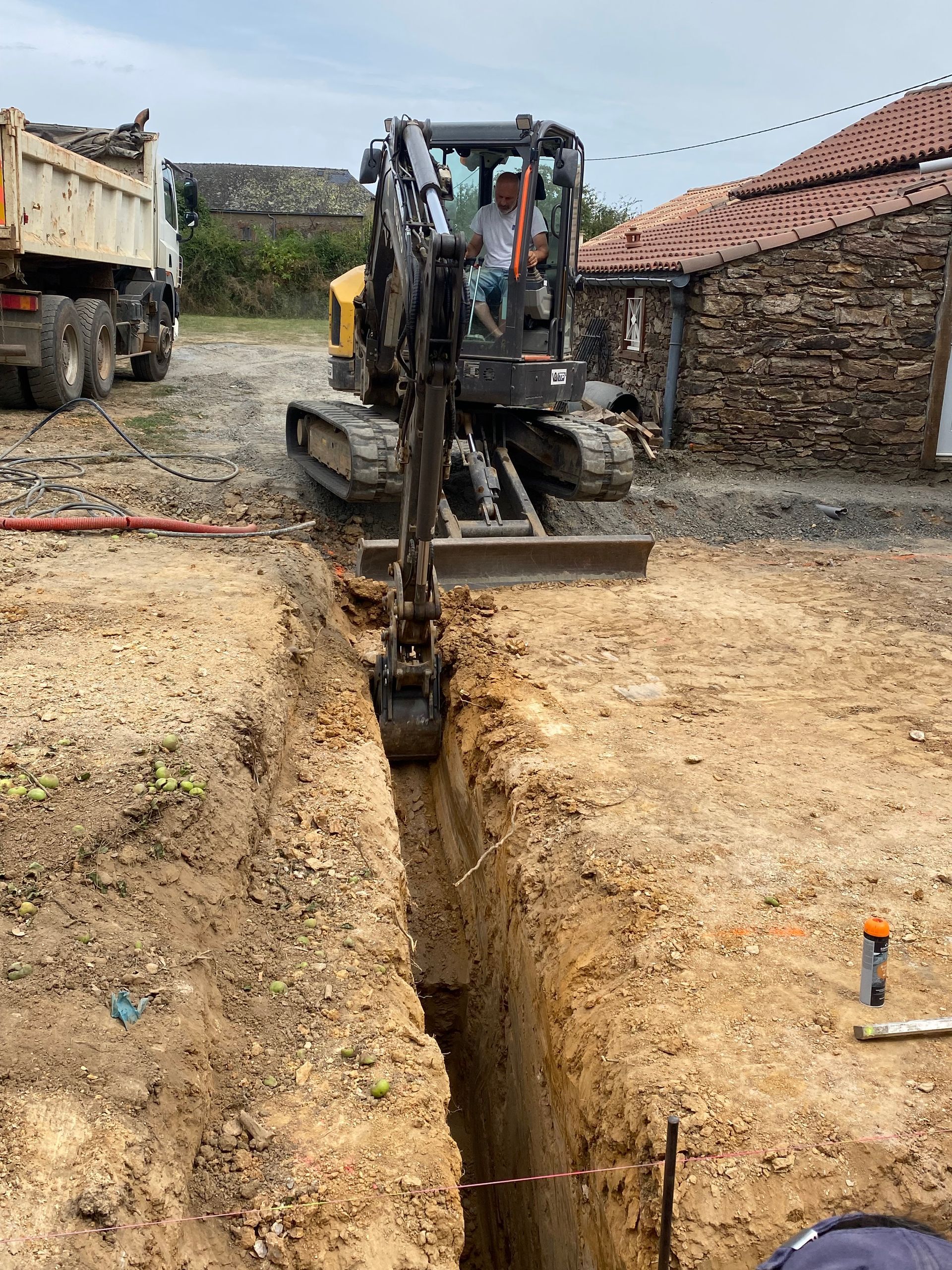 Travaux de terrassement de terrain