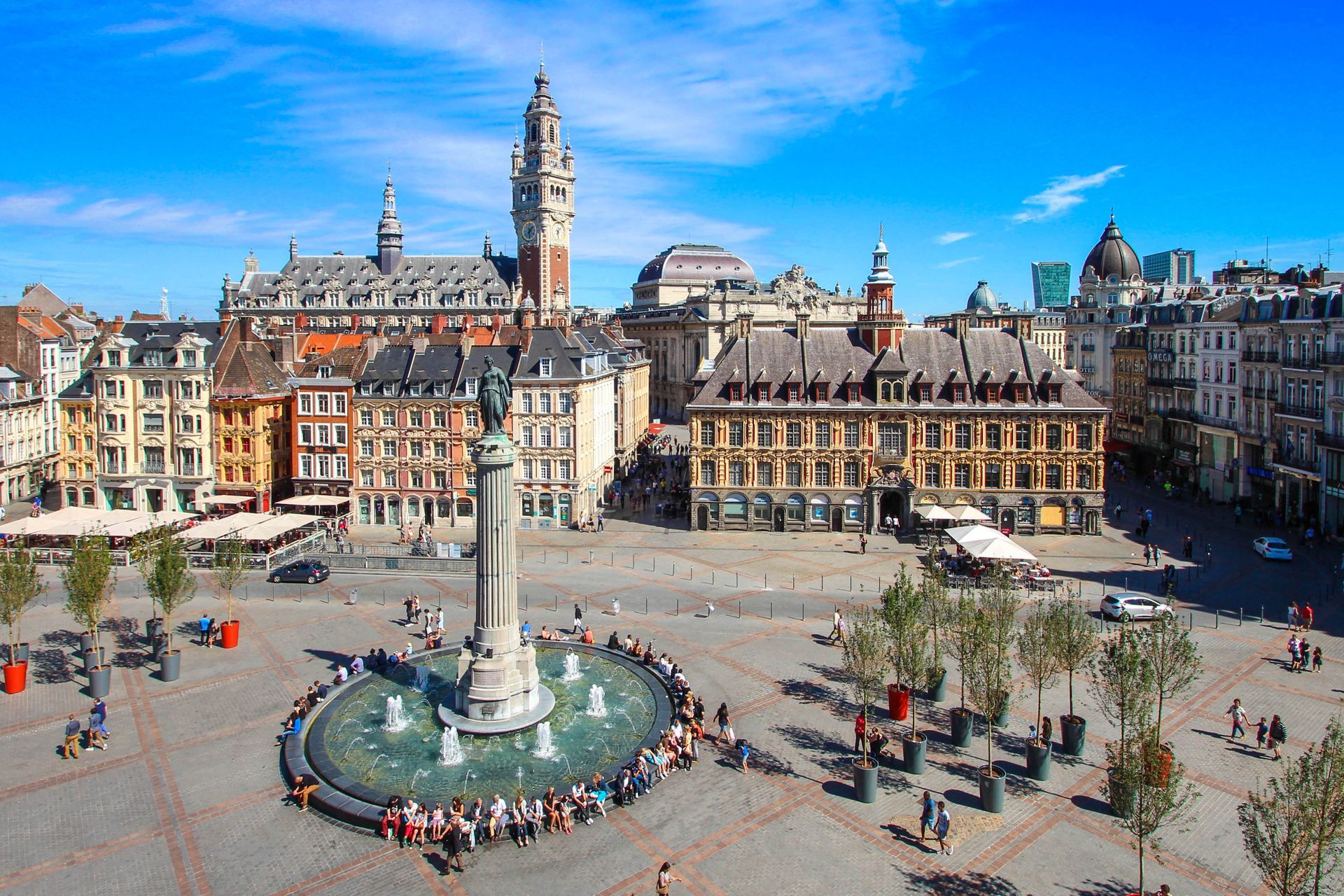 Place historique de la ville de Lille.