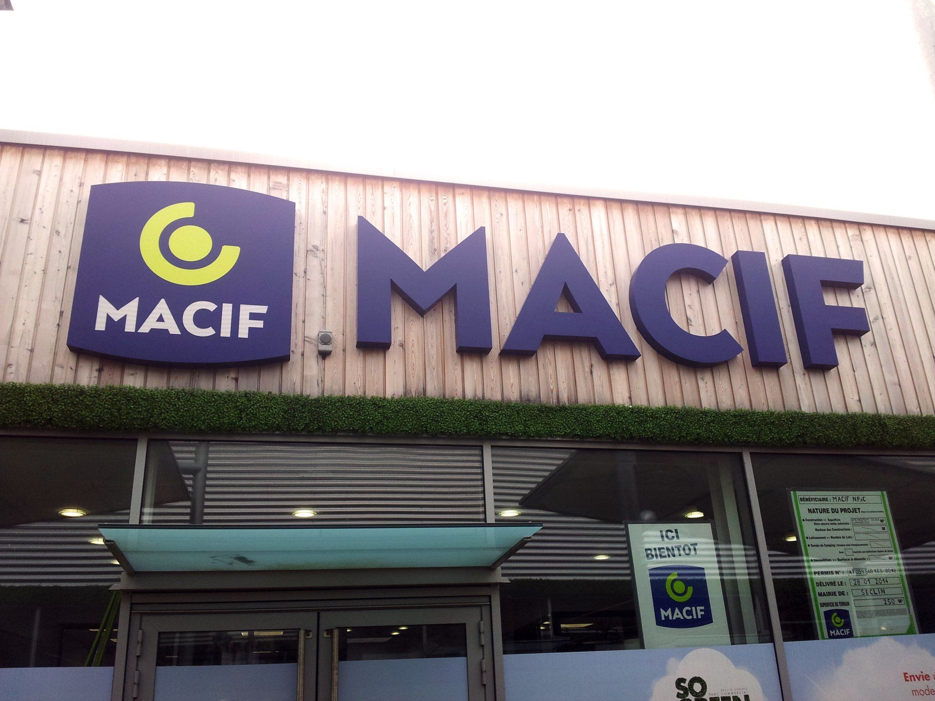 Enseigne Mutuelle Macif