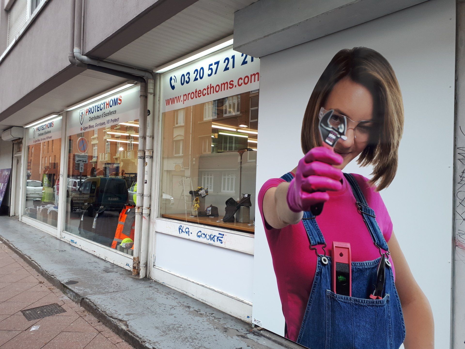 Vitrine façade de magasin