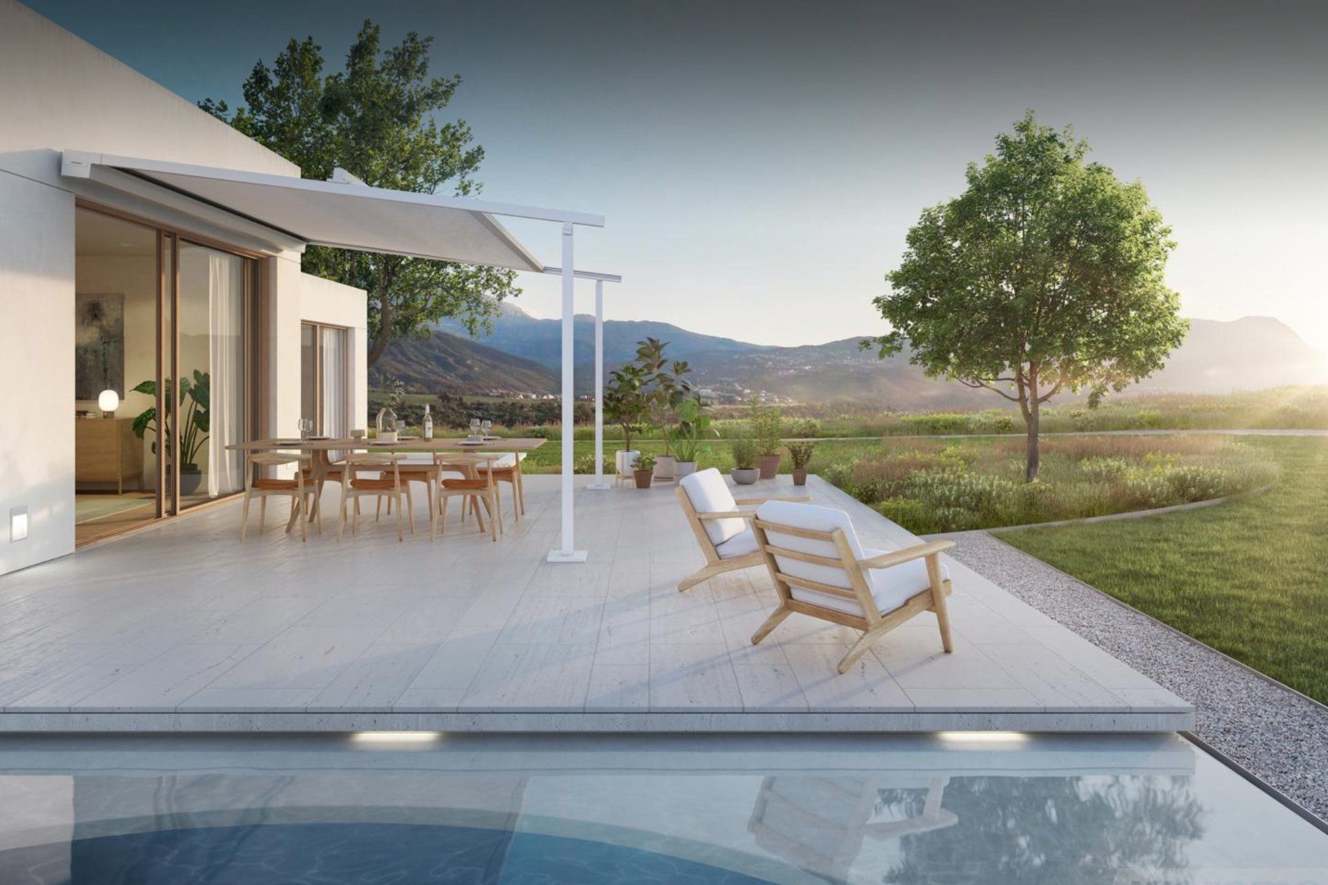 Sonnenschutz im Außenbereich