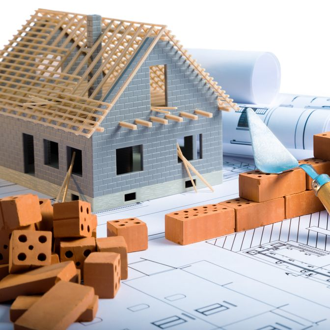 Une construction de maison individuelle