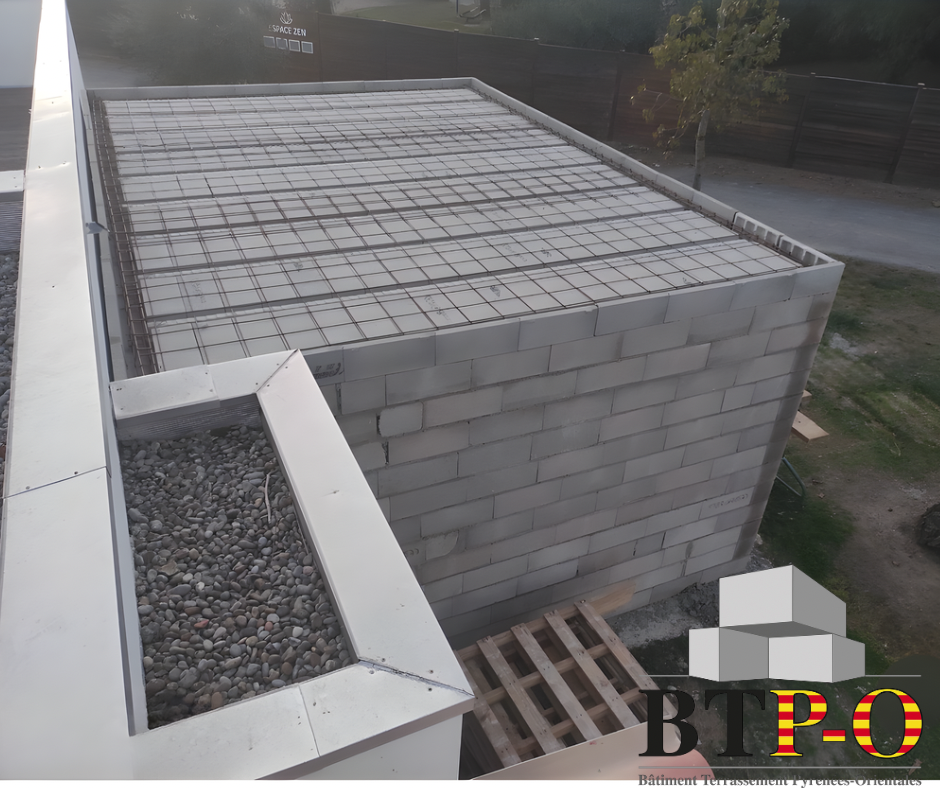 Une extension de maison en briques