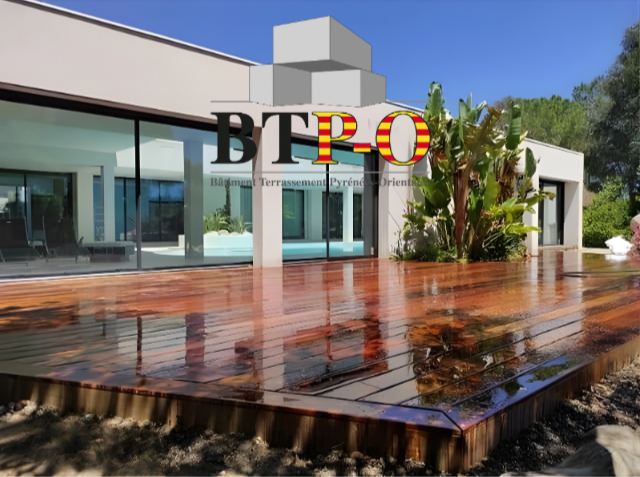 Une terrasse en bois