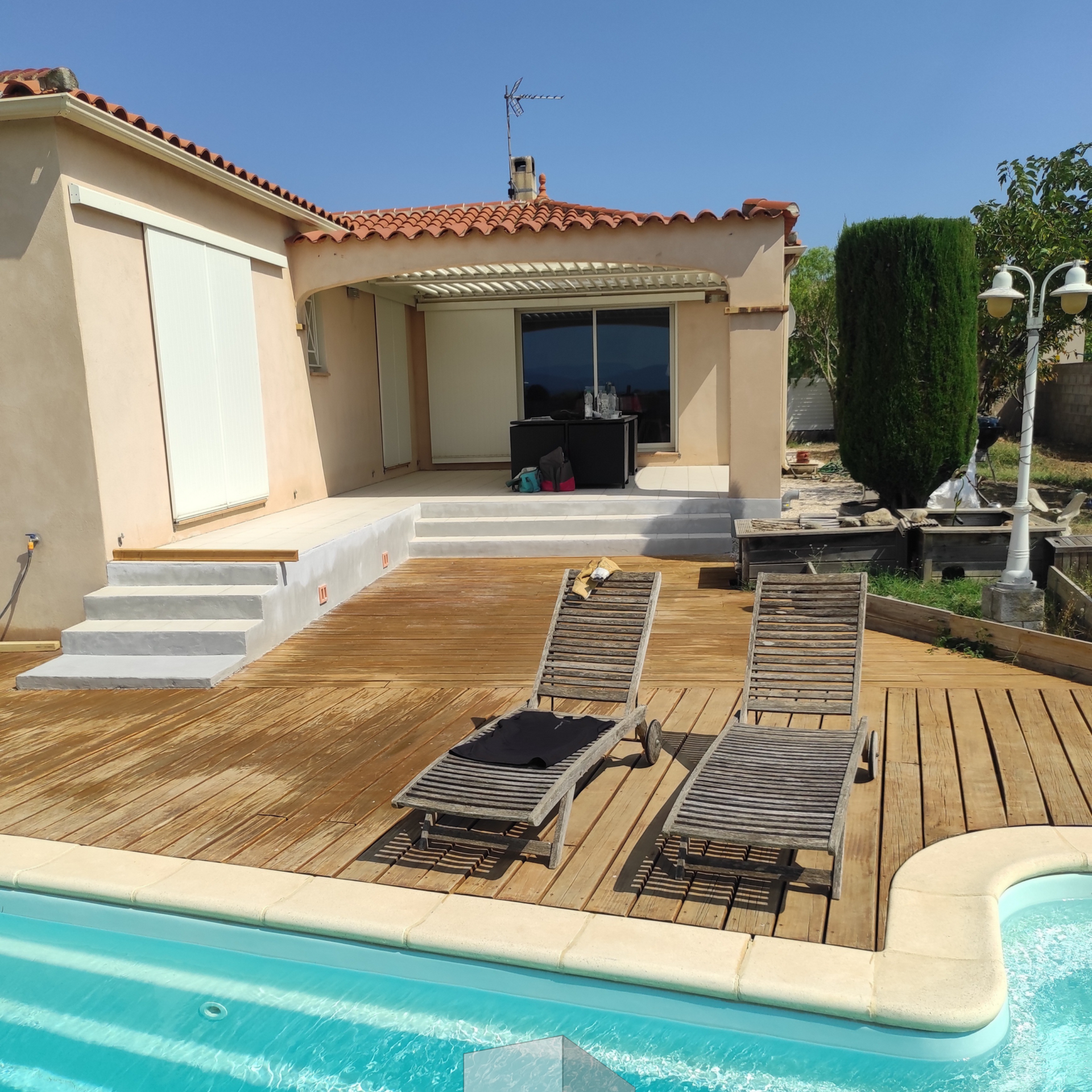 Une terrasse en bois