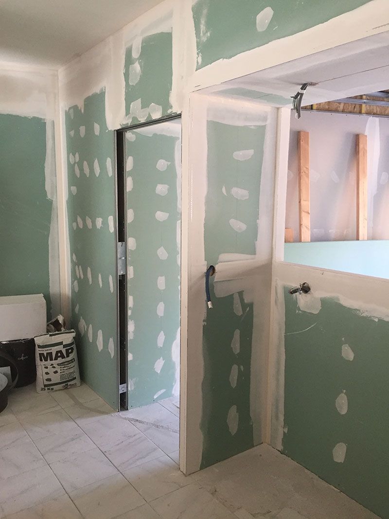 Cloison en plaque de plâtre