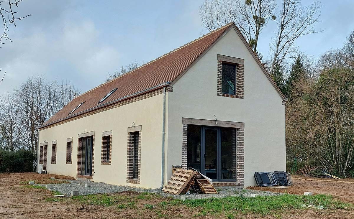 Couverture sur une maison neuve