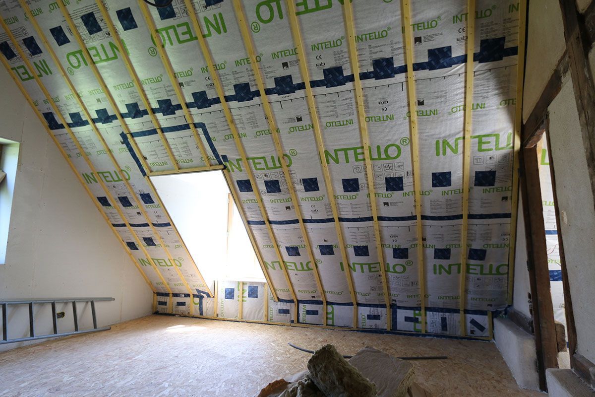 Travaux d'isolation des combles