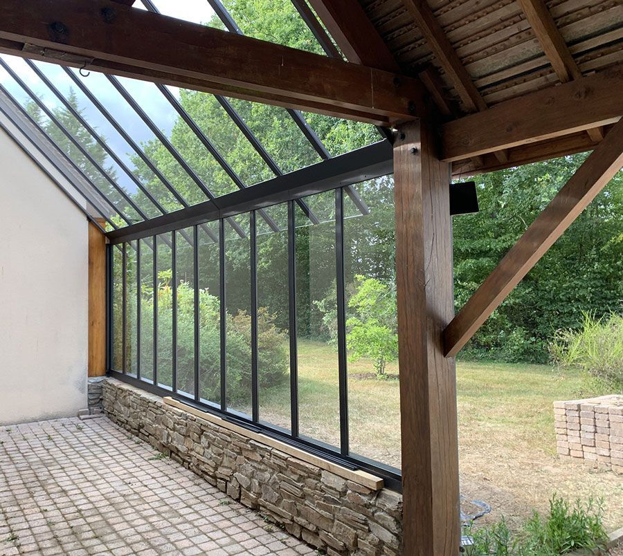 Véranda en aluminium