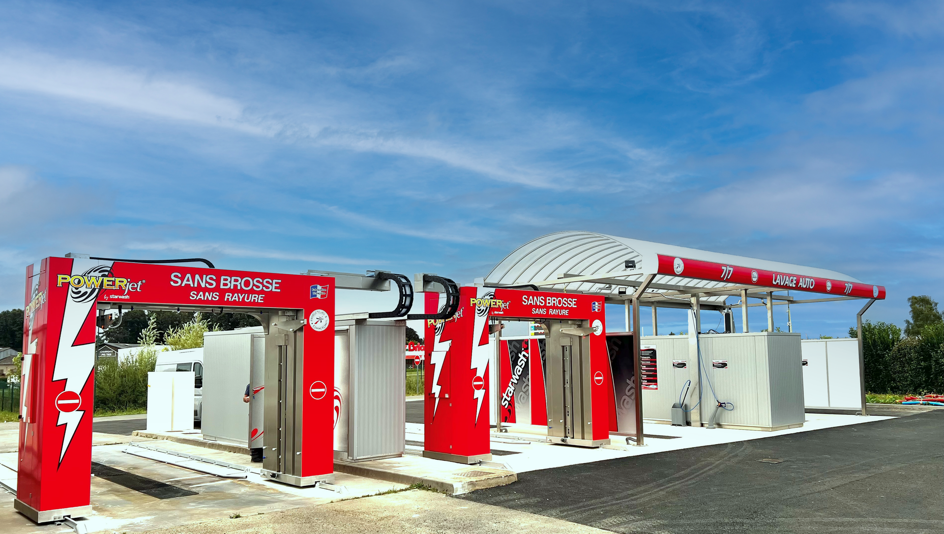 Nouveau centre de lavage Powerjet.