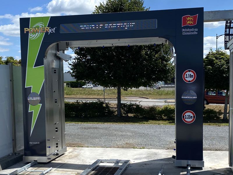 Portique Powerjet en gros plan.