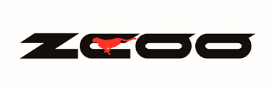 Logotipo negro estilizado con un pez rojo dentro de la letra central.