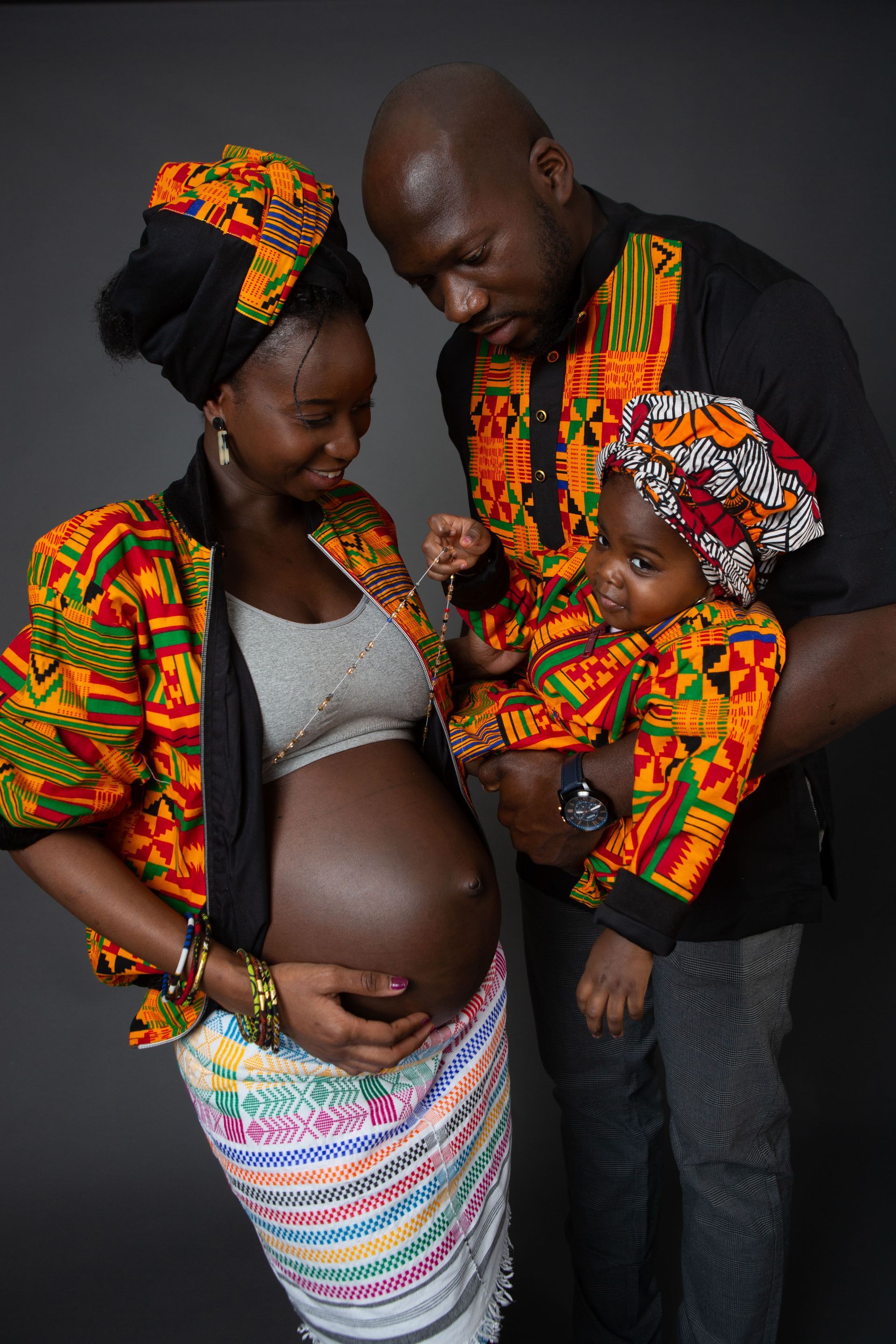 Couple avec femme enceinte