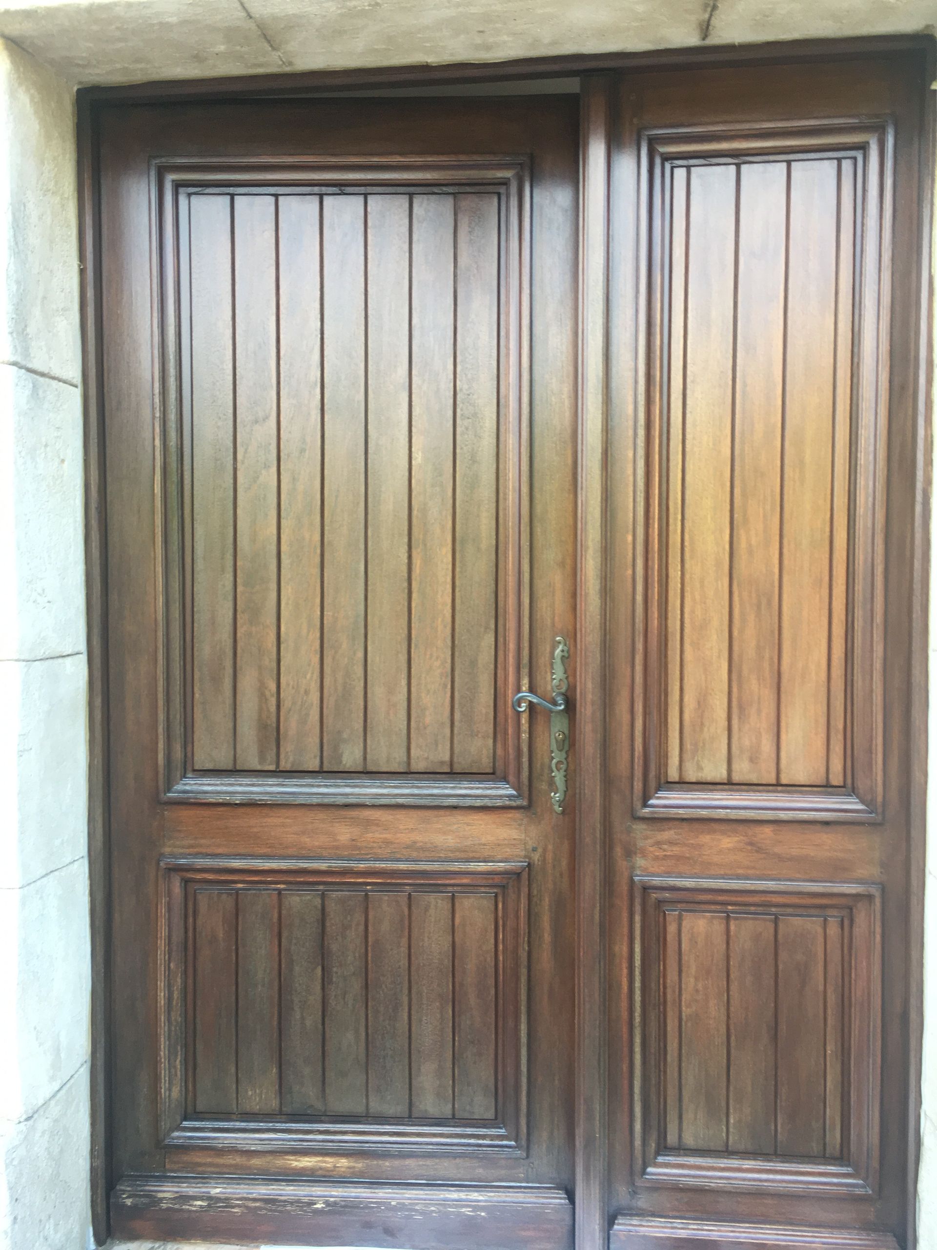 Nettoyage porte après