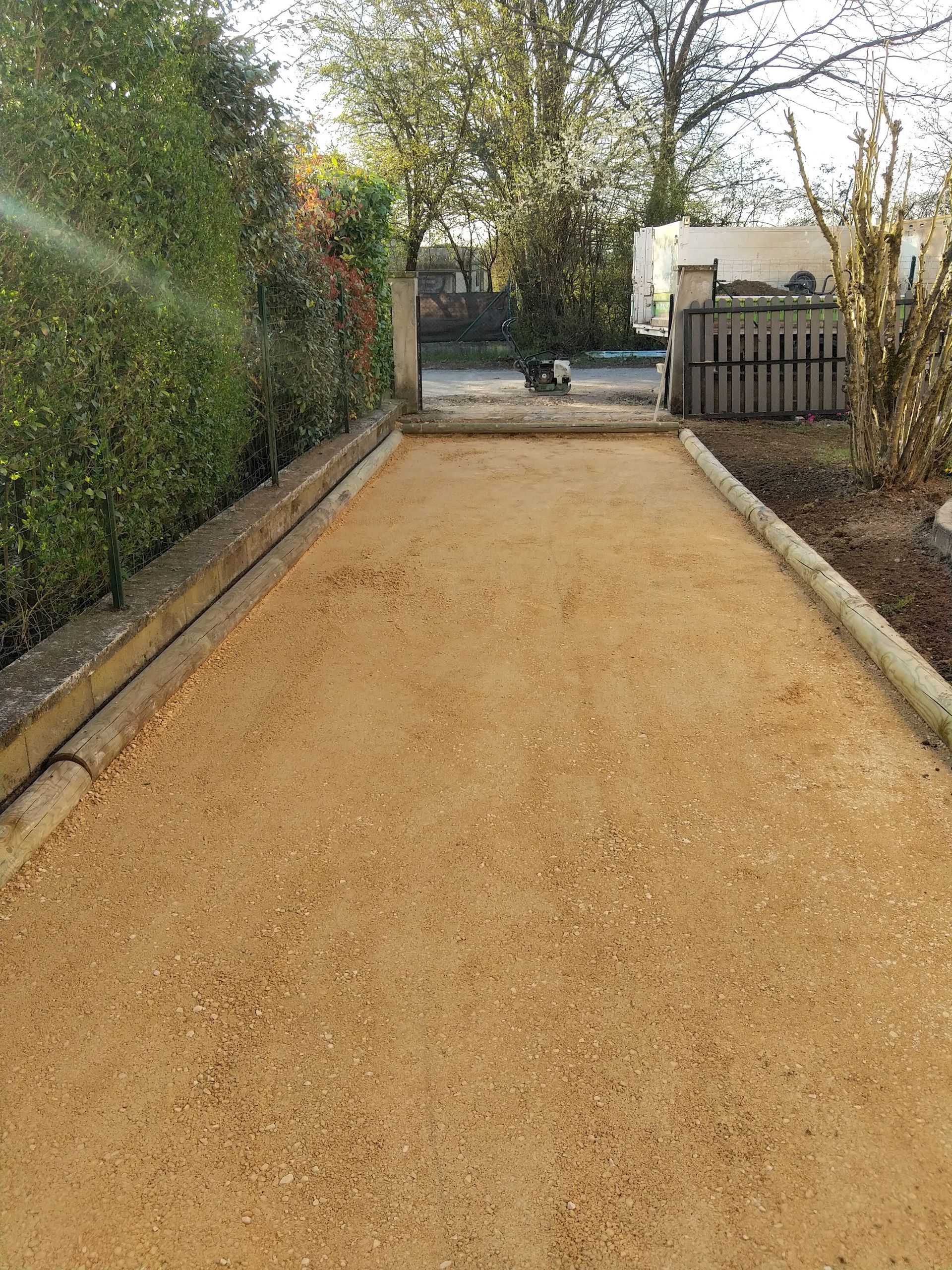 Aménagement d'allée de garage