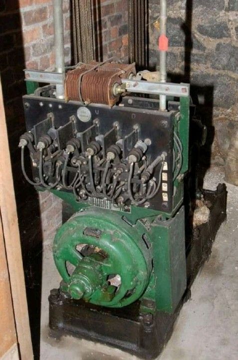 A machine used to develop an elevator used by Rhine Elevators