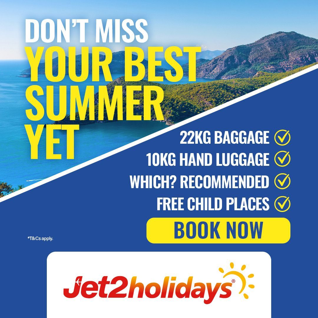 Don't miss your best holiday yet - Jet2holidays
