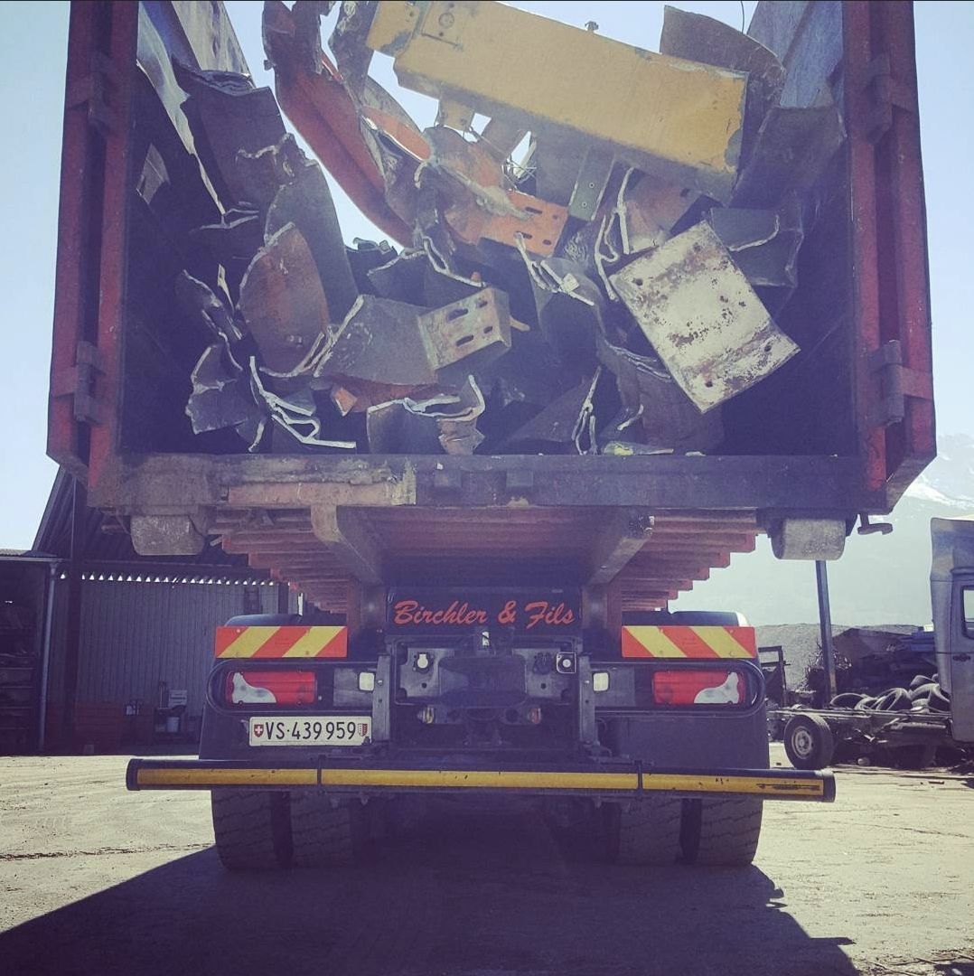 Prise en charge et élimination de métaux ou ferrailles - Birchler & Fils Recyclage