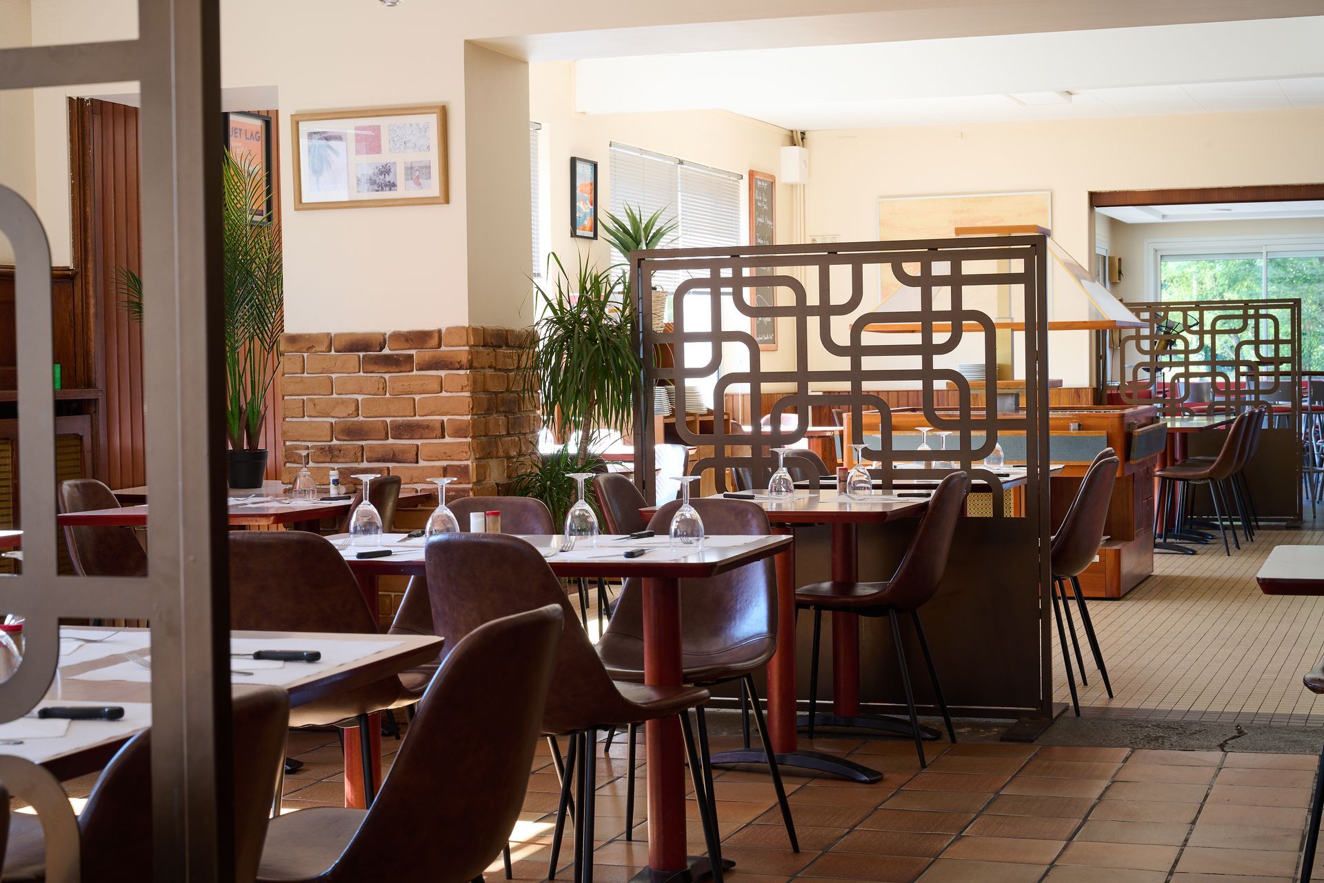 Salle de restaurant routier, Relais de Beaulieu