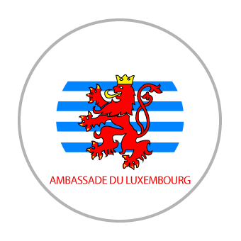 L'emblème de l'ambassade du Luxembourg