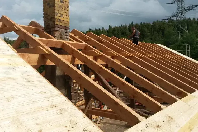 Zimmerei Andreas Karl GmbH - Dachkonstruktion im Bau