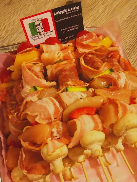 spiedini di carne selezionata - Barbagallo in Cucina GmbH