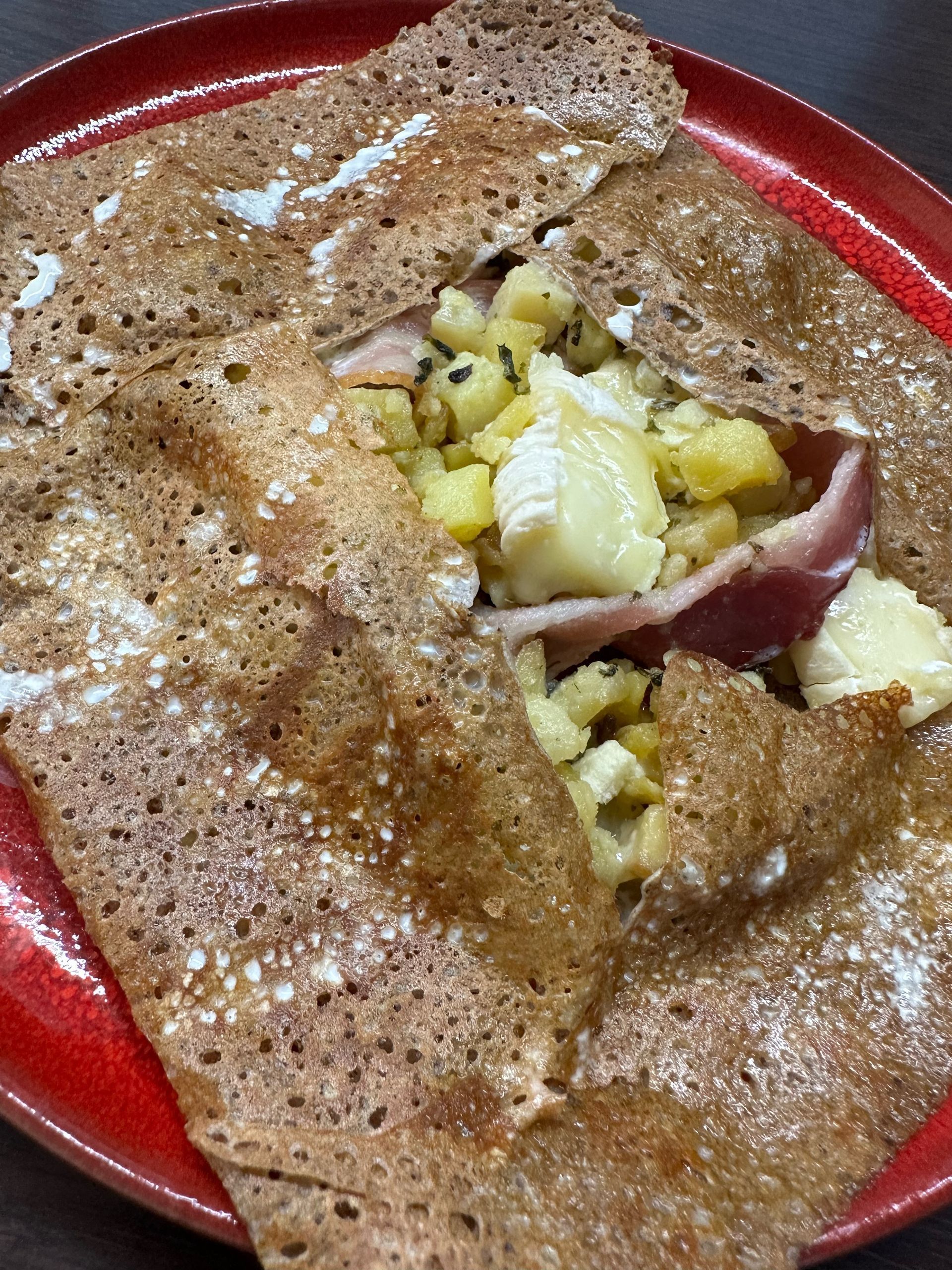 crepe fromage tartiflette concarneau