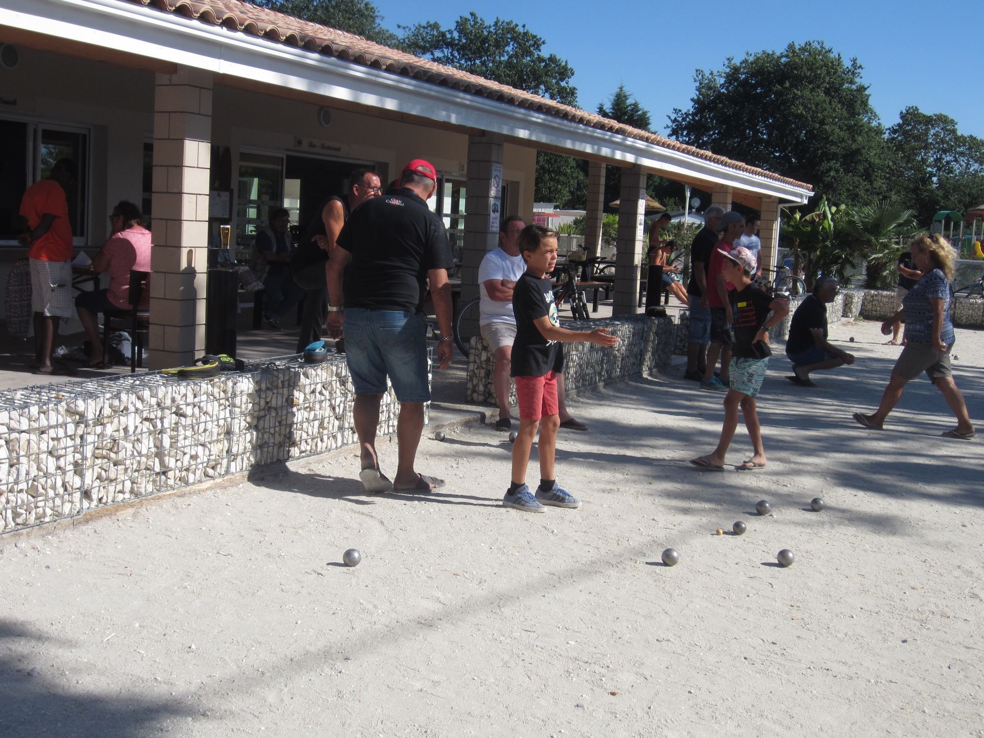 Terrain de pétanques