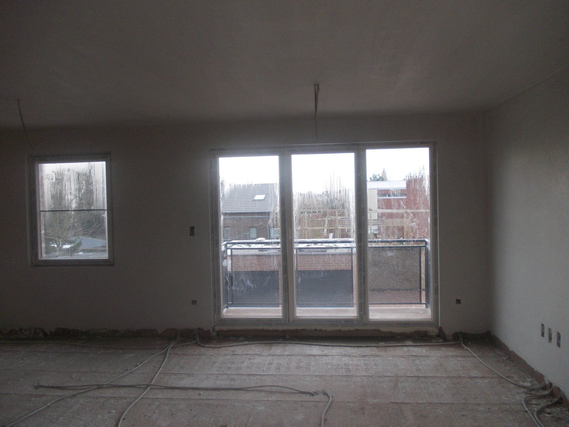 Bepleistering huiskamer