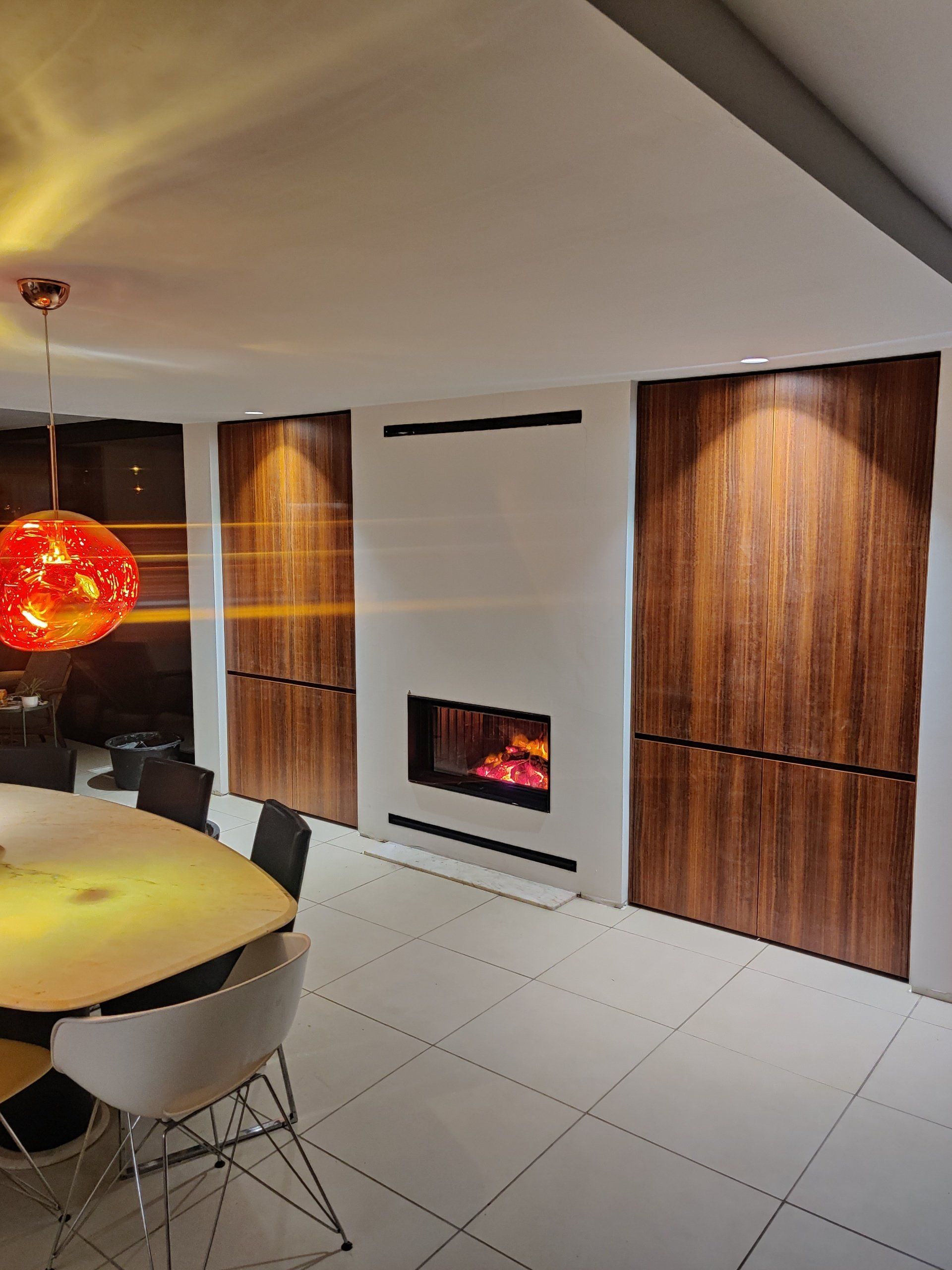 Bepleistering eetkamer