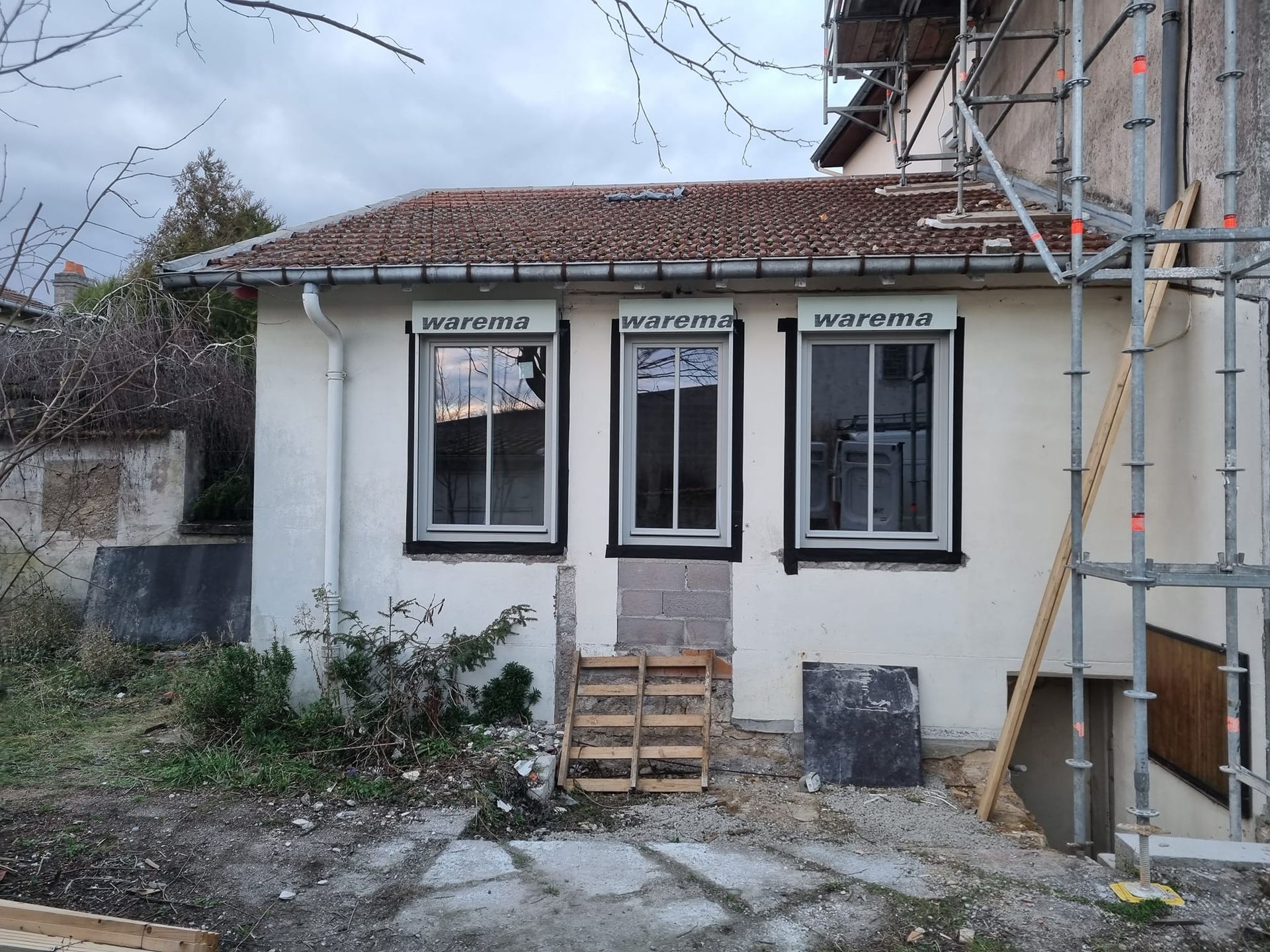 Menuiserie extérieure rénovation de maison