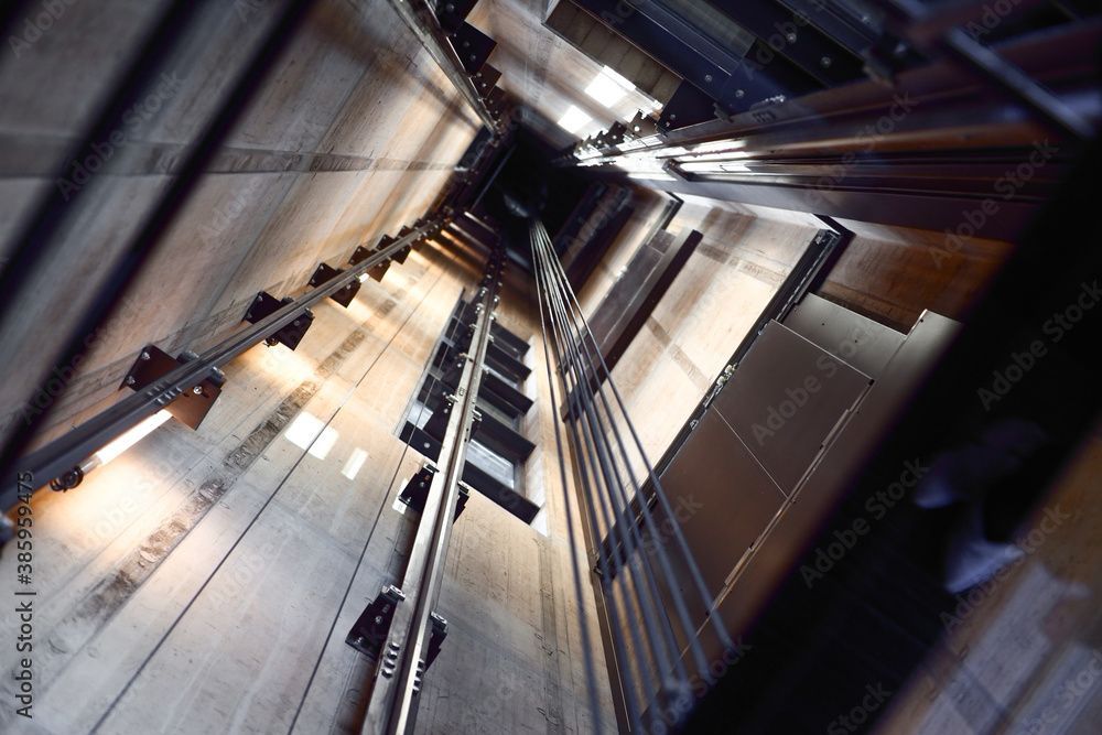 Nahaufnahme einer Rolltreppe
