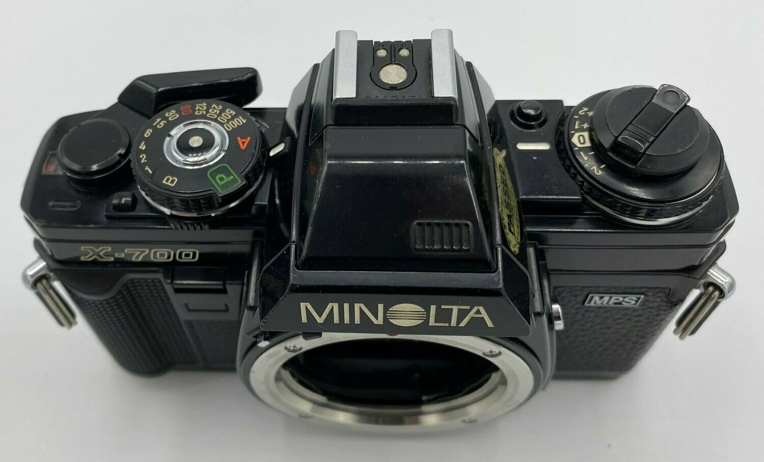 Appareil photo argentique Minolta, boîtier